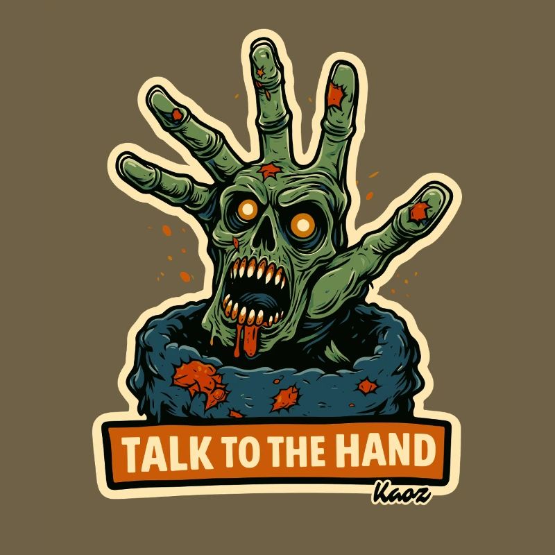 Zombie Hand ruft: Sprich mit der Hand