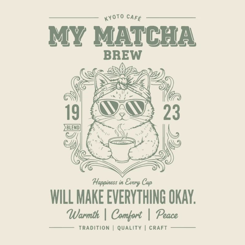 Mon amoureux du thé vert infusé au matcha