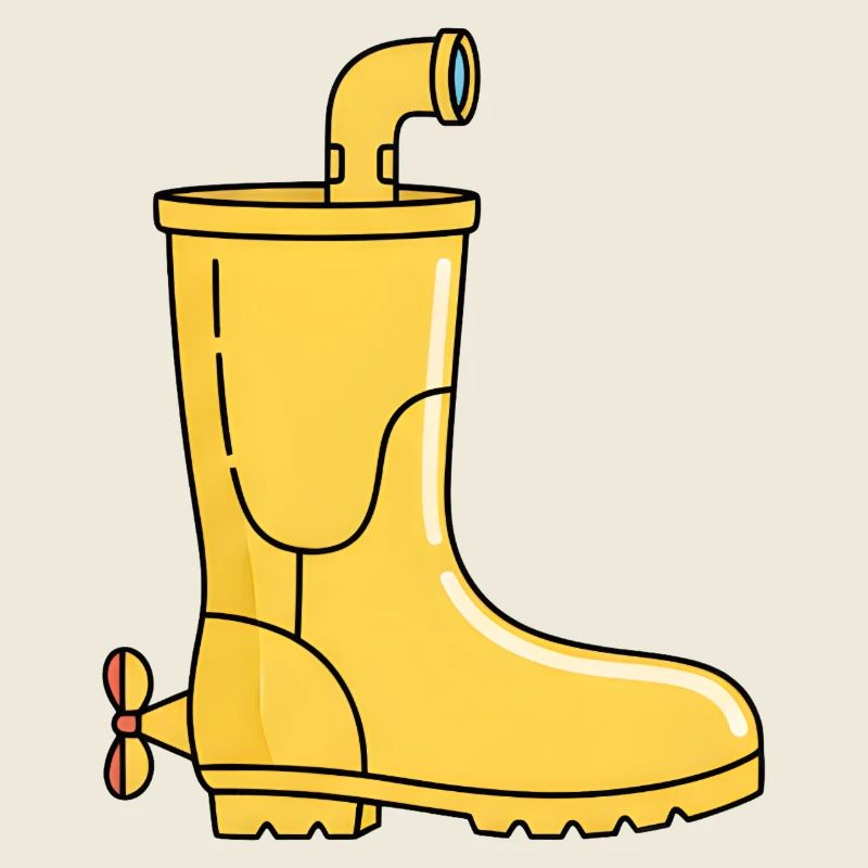 Submarine Rain Boots / Yellow Submarine Boots