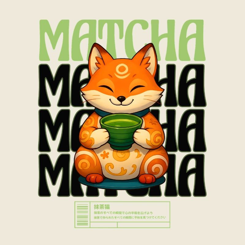 Matcha Fuchs Zen Tee Genuss