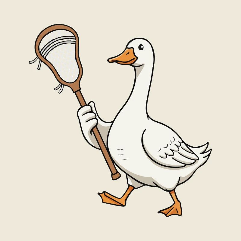 Lacrosse Duck with Net