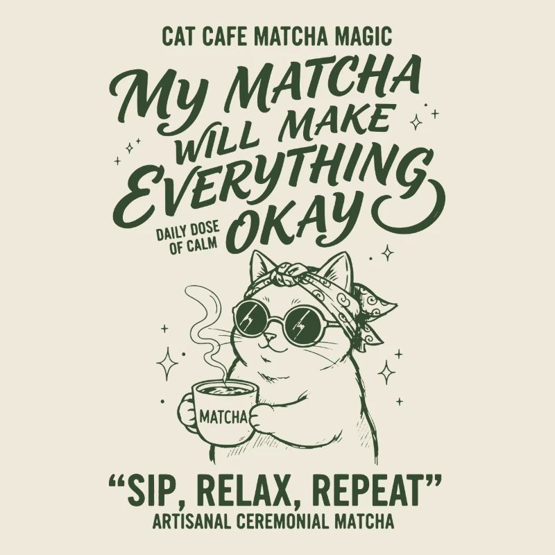 Chats Café, matcha magique que mon matcha fera