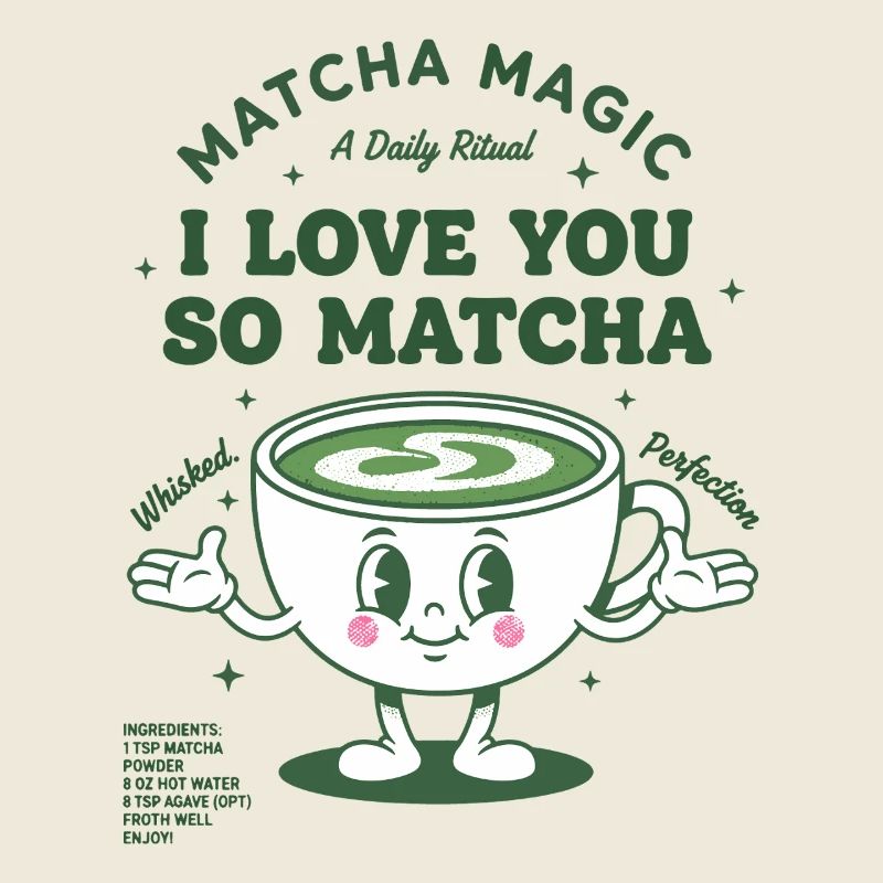 Matcha Magic Je t’aime donc Matcha Thé Vert