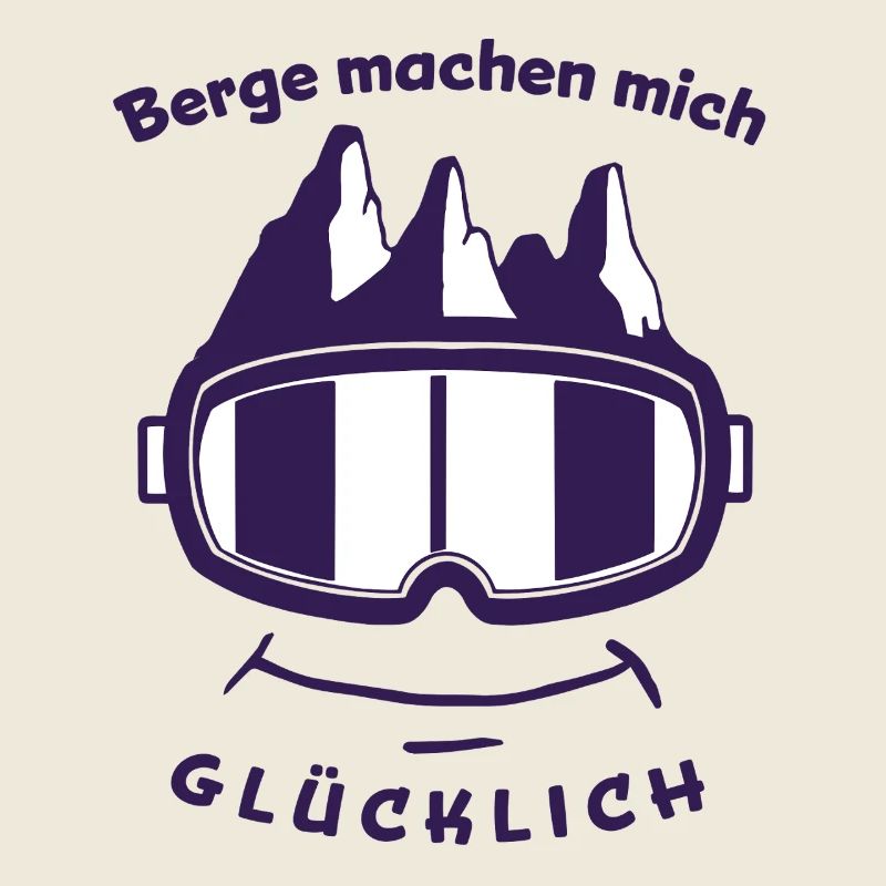 Berge machen mich glücklich - Ski Snowboard