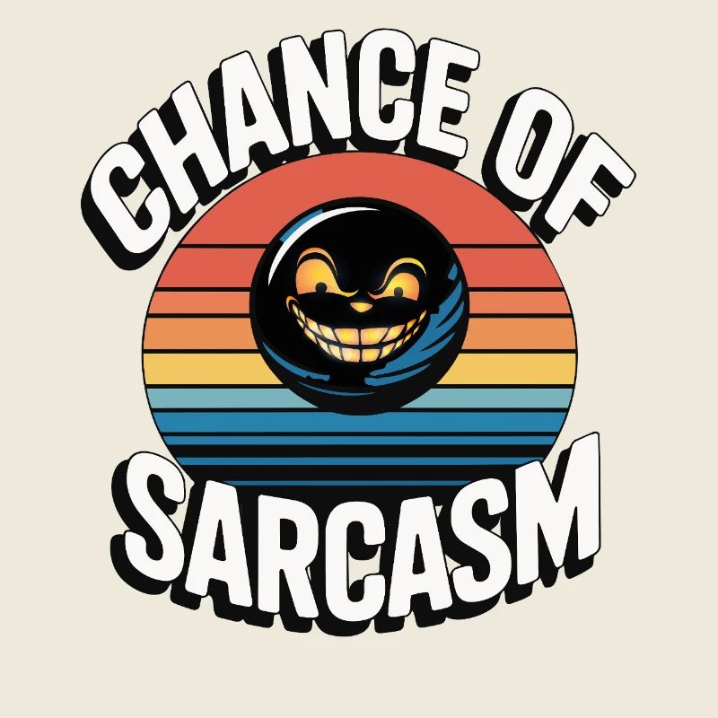 Chance of Sarcasm - Retro Grin