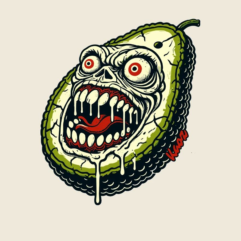 Avocat monstre effrayant
