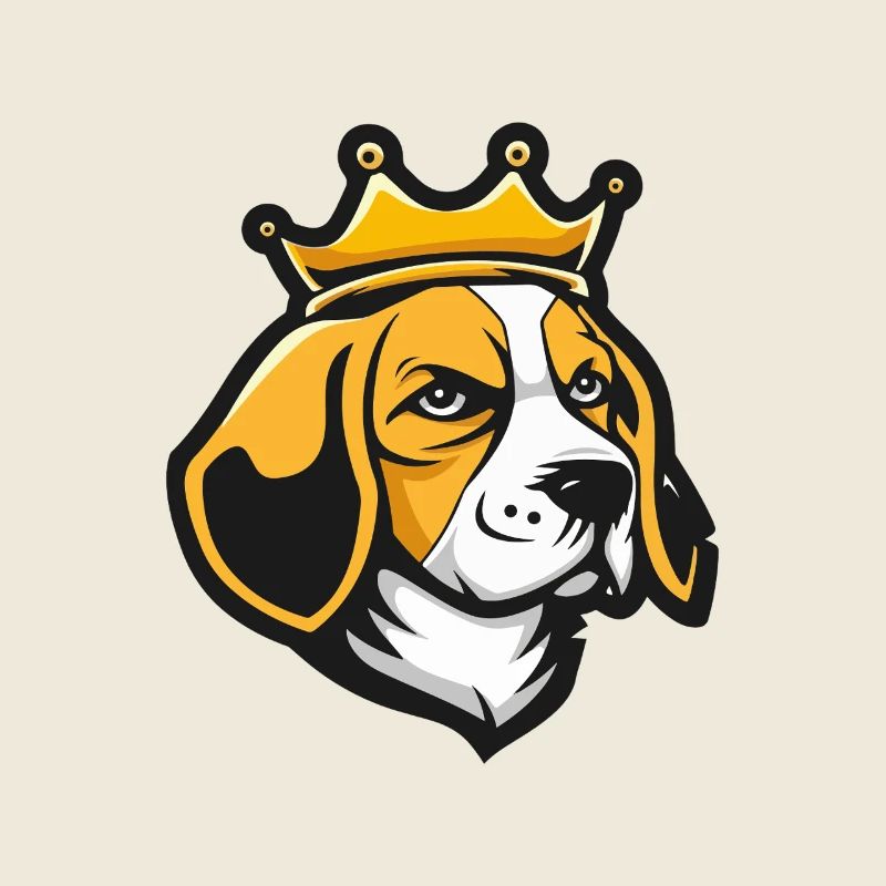 Couronne de chien beagle