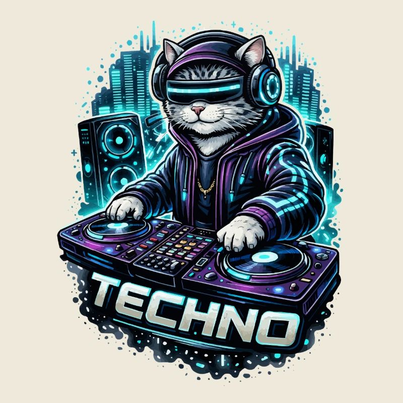Techno hangover at the DJ booth