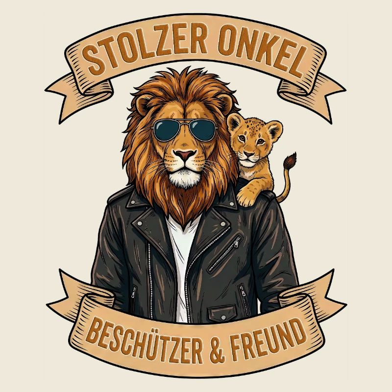 Lion Oncle : Protecteur & Ami