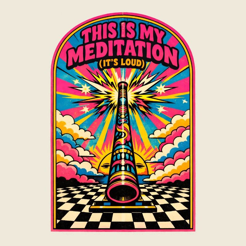 Ma méditation est bruyante | Didgeridoo