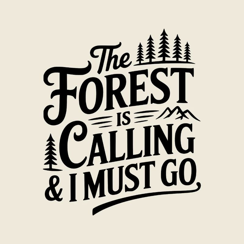 The Forest is Calling & I Must Go