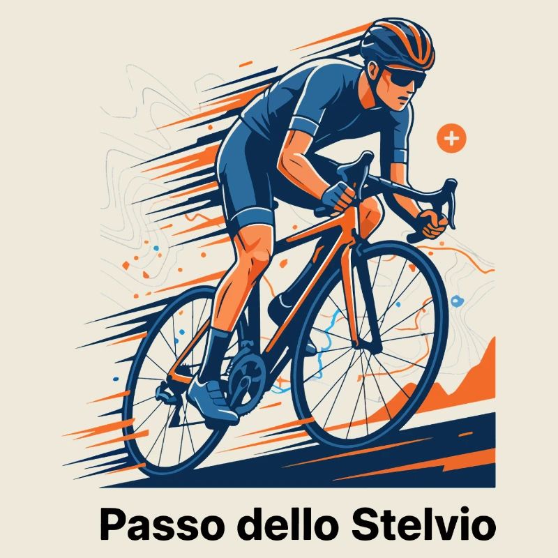 Passo Dello Stelvio Sprint Cycliste Neon Motion