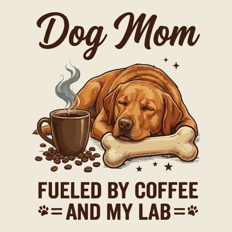 Labrador Mama Kaffee Geschenk Dog Mom