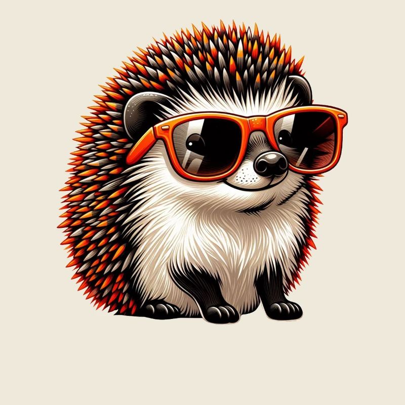 Igel Mit Sonnenbrille Igel Sarkasmus Tierliebhaber