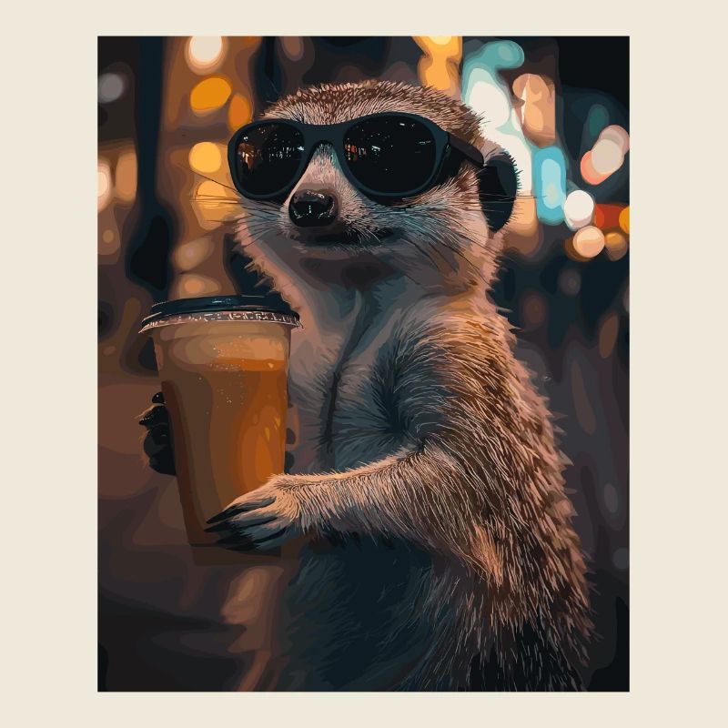 Lunettes de soleil Suricate au café