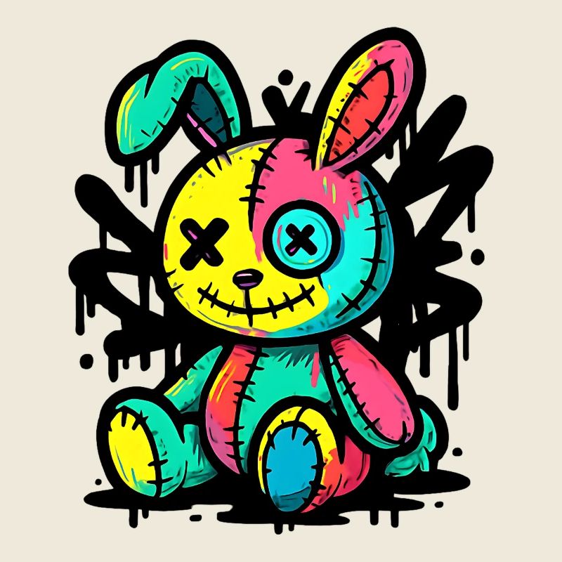 Goth Bunny Horror Rabbit Gothic Gruselig Gruselig