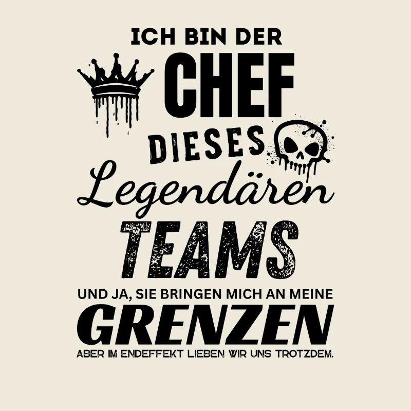 Stolzer Chef des legendären Teams Chef Geschenk