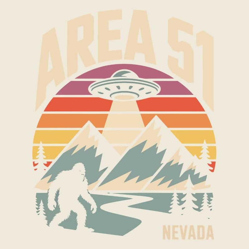 Area 51 Nevada UFO Rétro Design