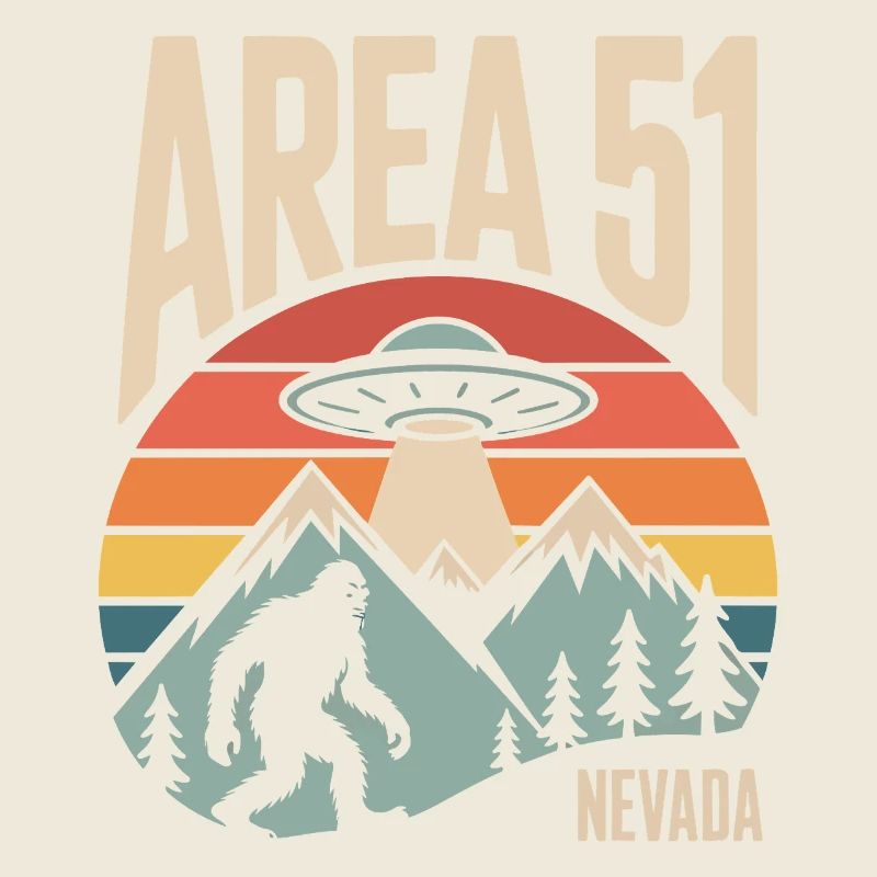 Area 51 Nevada UFO Rétro Design