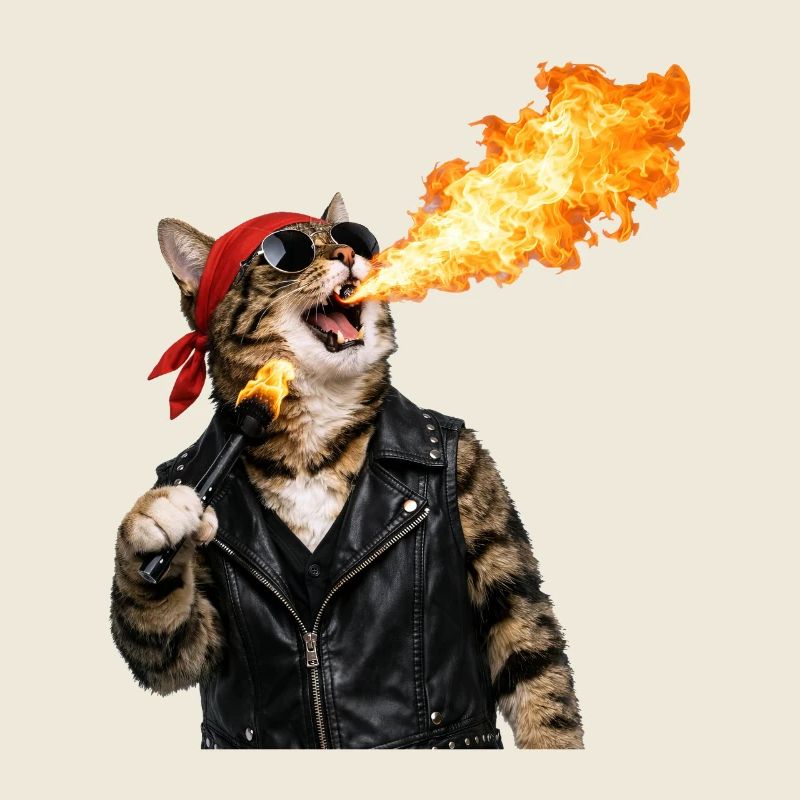 Fire Cat Biker Look
