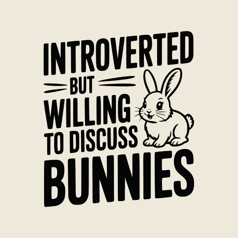 Introverti mais prêt à discuter des lapins