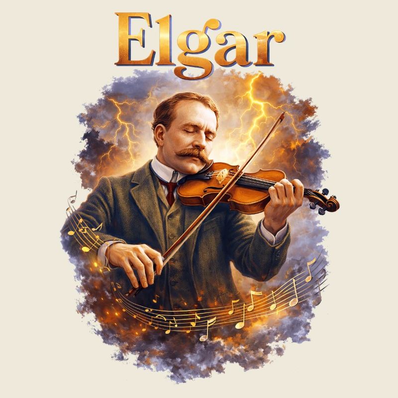 Elgar Violine im Sturm