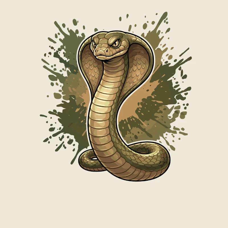Cobra en look éclaboussé