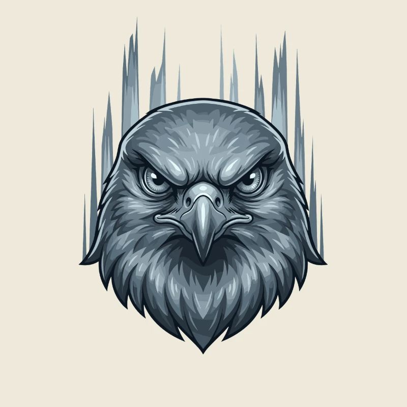 Icy Storm Eagle Head