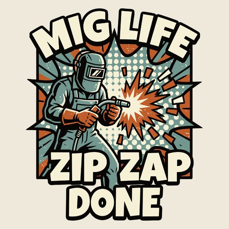 WELD MODE ZIP ZAP DONE Spruch