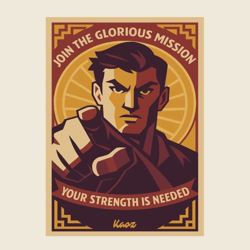 Glorious Mission Hero Poster