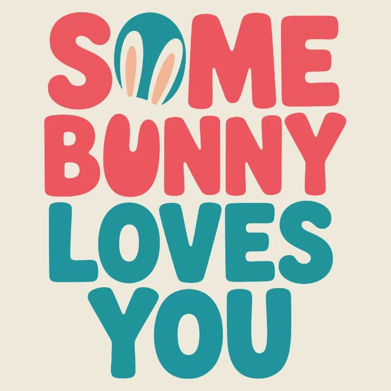 Bunny love in bright colours