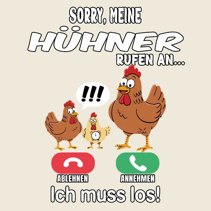 Sorry, my chickens are calling
