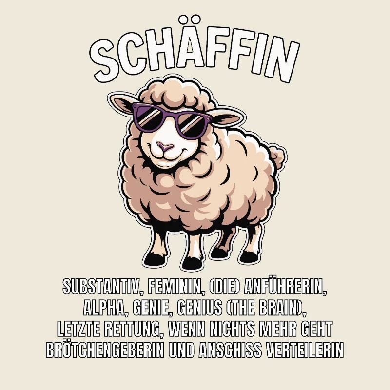 Mouton - Alpha Mouton avec des lunettes de soleil