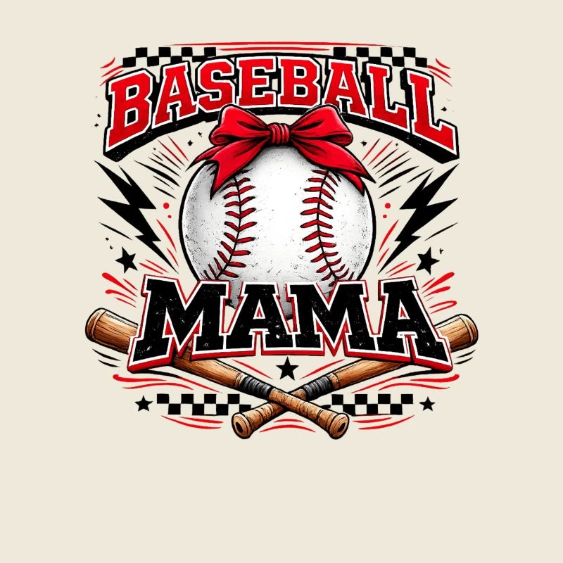 Jour du match de baseball Mama Shirt de maman