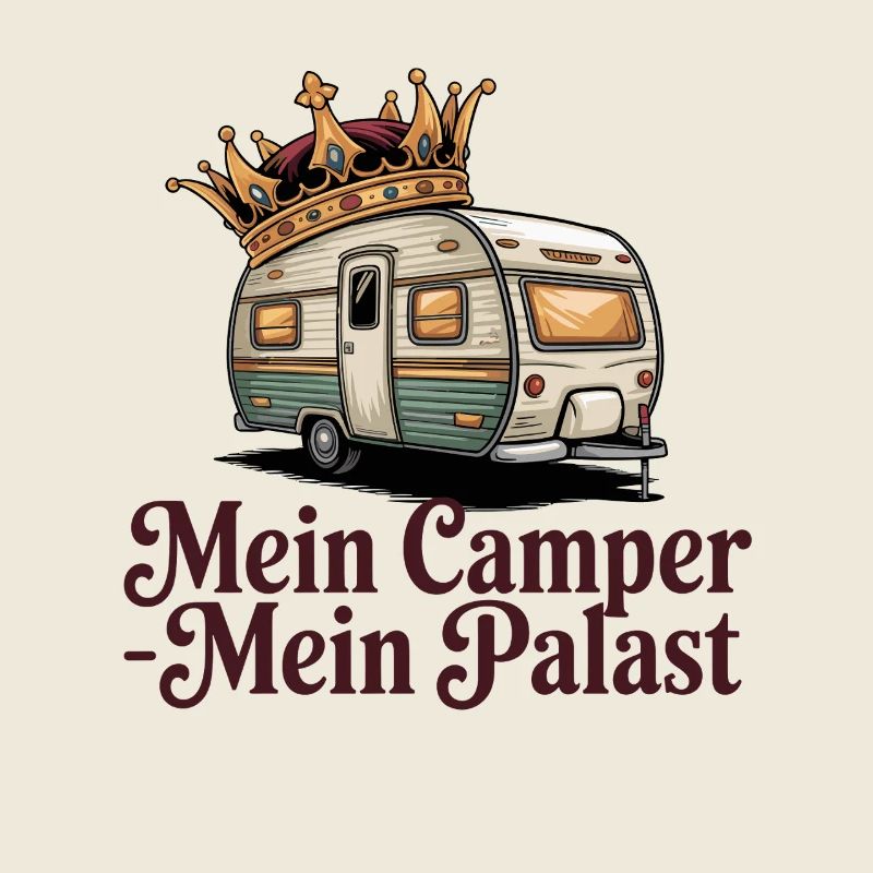  Mein Camper Mein Palast Camping Wohnwagen Krone