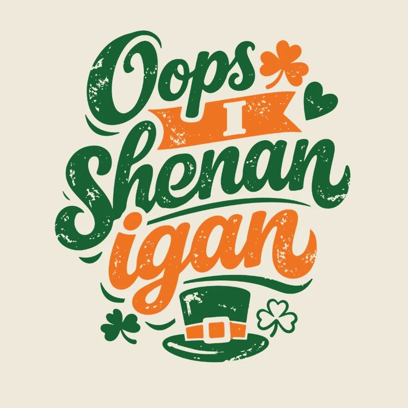 Oups, je fais des bêtises Jeu de mots de la Saint-Patrick