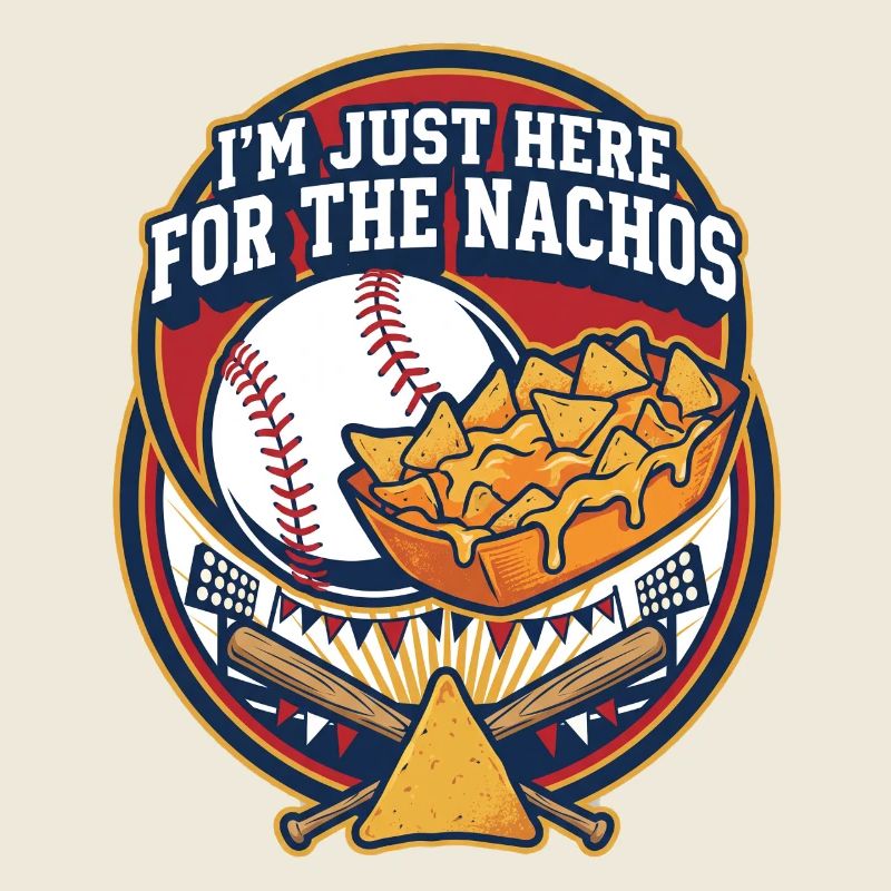Je suis juste là pour les Nachos – En-cas du stade