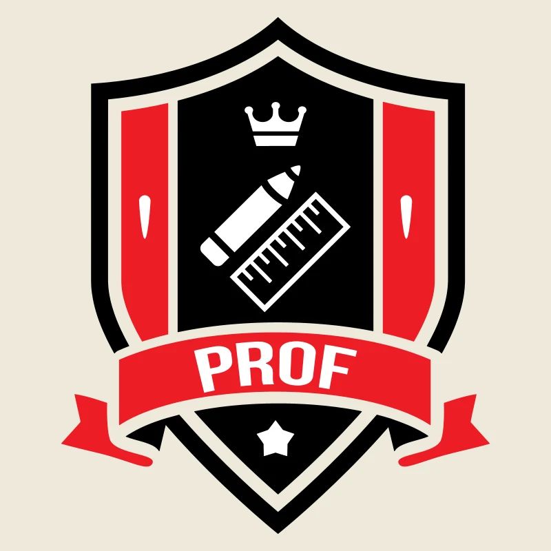 Blason Académique Professeur Couronne 