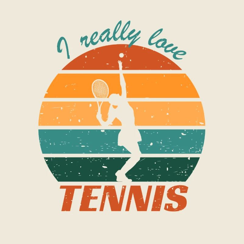Ich liebe Tennis Sunset wirklich