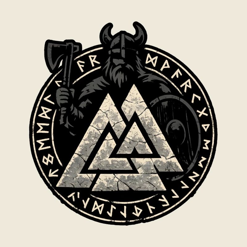 Nordisches Runenkriegsherren-Emblem