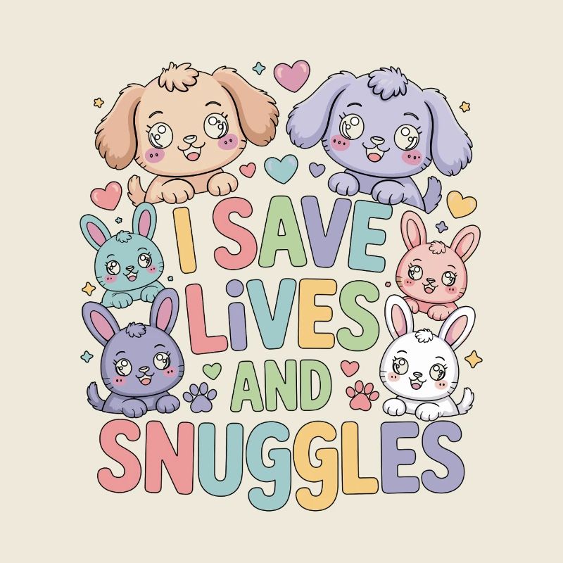 Vet Tech I Save Lives And Snuggles Pet Care Tech
