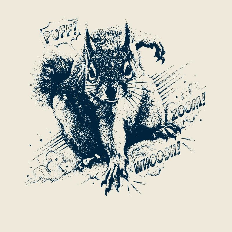 Eichhörnchen Superhero