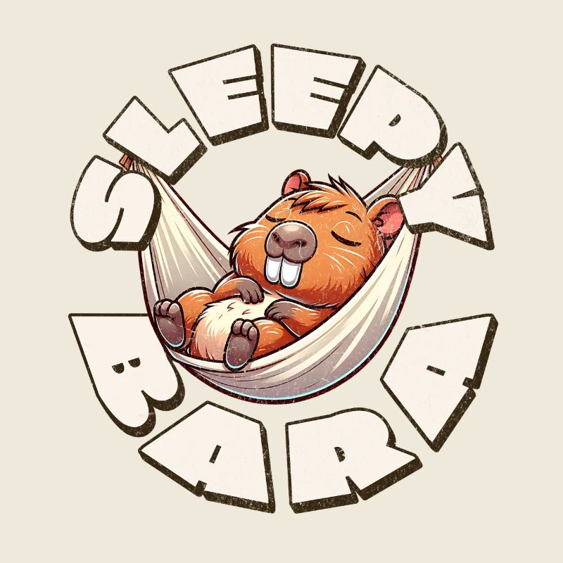 Capybara Sleepy Bara