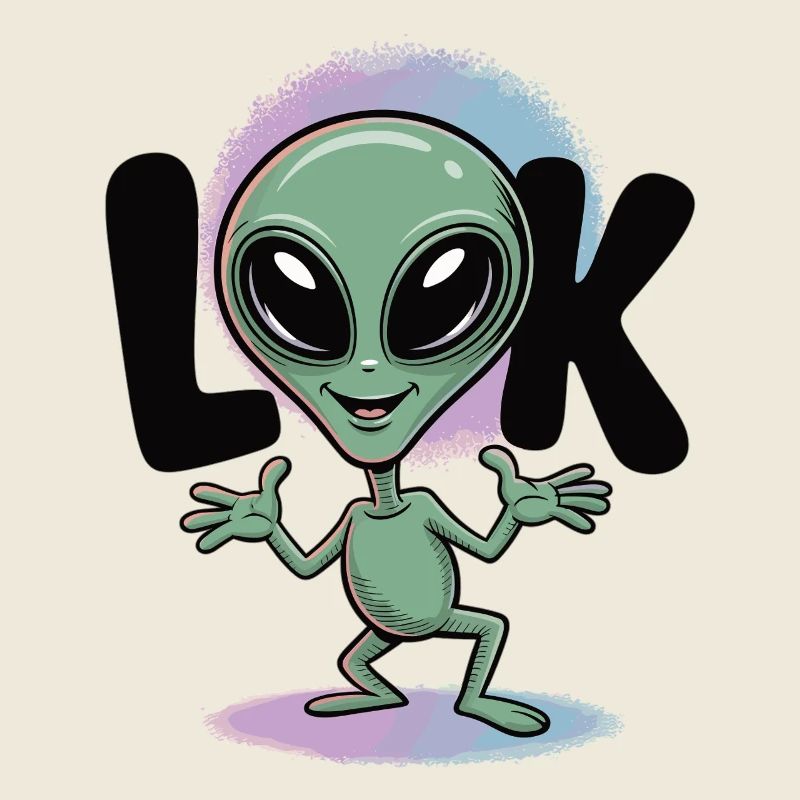 T-shirt extraterrestre Look Comic Space