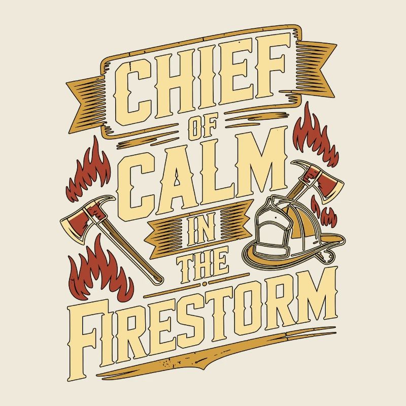 Lieutenant des pompiers Chef des secours incendie Calm