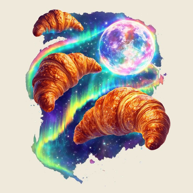 Kosmische Croissants im Sternenhimmel