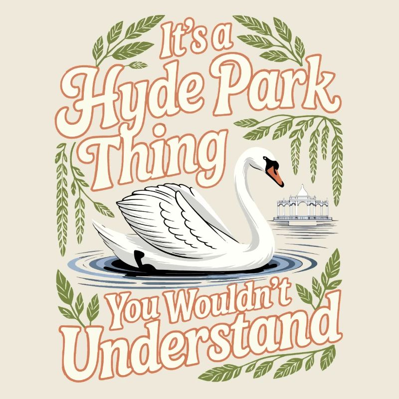 Humour du cygne de Hyde Park