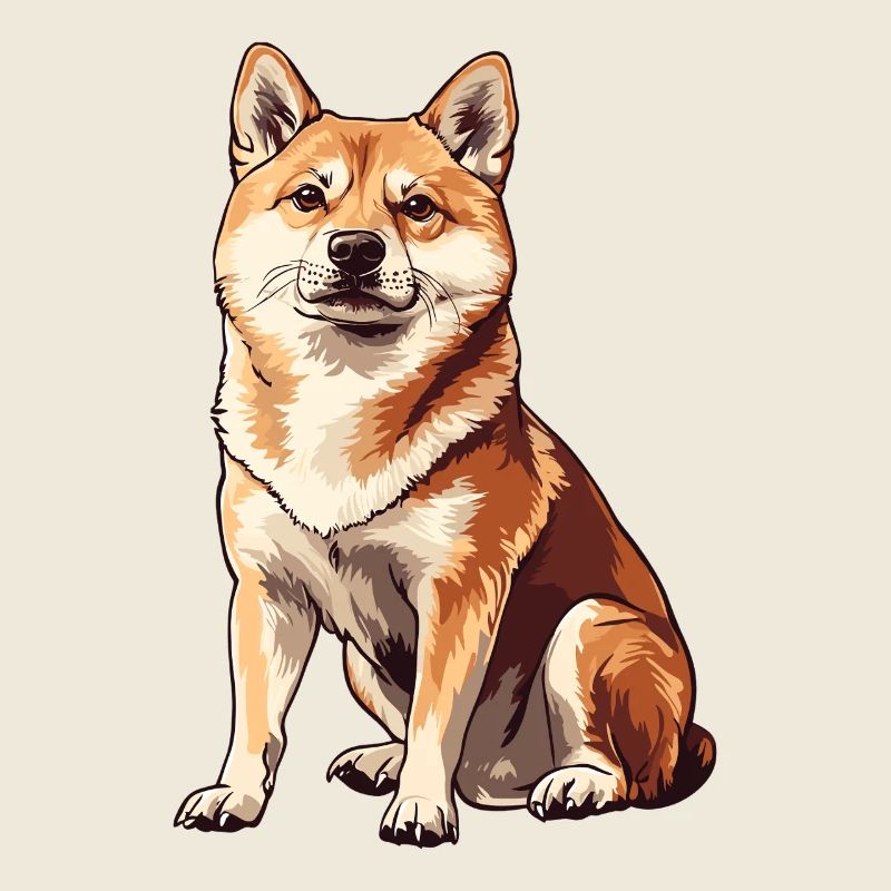 Dessin Shiba Inu
