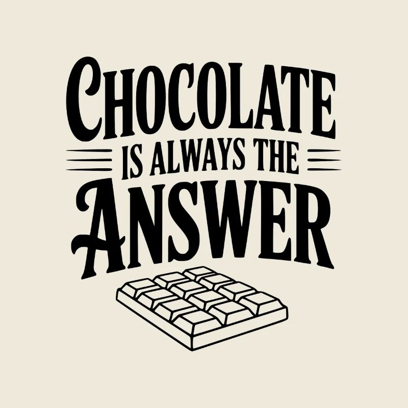Le chocolat est toujours la solution