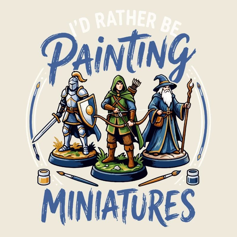 Je préfère peindre des miniatures